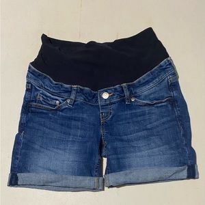 H&M maternity jean shorts